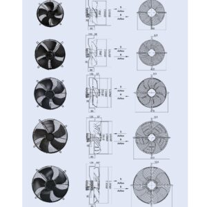 فن اکسیال ۳۵ سانت پروانه پلاستیکی زیلابگ – تکفاز ۱۱۵۰ دور