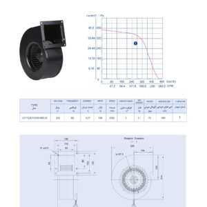 فن سانتریفیوژ فوروارد یکطرف مکش 14 سانت زیلابگ